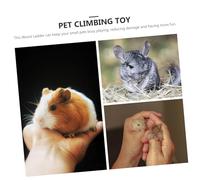 INOOMP pour Hamster et Chinchilla Escalade Durable Plateforme Multifonction avec Arche Échelle Sécurisée pour Petits Animaux de Compagnie