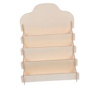 INOOMP Présentoir Bois à pour Cartes de Support Multifonction pour Affiches Cartes et Cosmétiques Design Élégant et Polyvalent pour Maison Bureau et Commerce