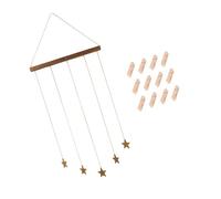 INOOMP Présentoir Photo Présentoir Images Décoration Murale Cadre Photo Suspendu Organiseur De Nœuds Cintre pour Nœuds Collecte Et Organise