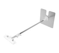 INOOMP Présentoir Porte-affiche sur Pied en Acier Inoxydable Réglable, Support de Bannière T-type Pince, Support Publicitaire pour Affichage en Magasin et Bureau, pour Panneaux Kt,