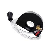 INOOMP Protection pour Meuleuse D'angle 5 Pouces Grain 80 Cache à Fentes D'eau Réglable, Capot Anti-poussière en Plastique Solide, Adapté pour Découpe, Rainurage et Protection
