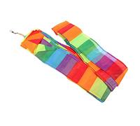 INOOMP Queue De Cerf-Volant Arc-en-Ciel Colorée 15 Mètres, Ruban Léger Et Flexible en Tissu Résistant, Accessoire pour Cerf-Volant DIY, pour Activités De Plein Air Et Jeux D’garçon Et Filles