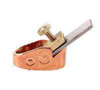 INOOMP Rabot à Pouce pour Violon et Alto Outil Manuel de Luthier Semelle en Laiton et Lame 12 MM pour Travail du Bois et Fabrication d'Instruments Couleur Aléatoire