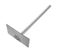 INOOMP Rake for Grill and Fireplace Heavy-Duty Manganese Steel Ash Shovel with Extended Handle Fire Pit Tool for Rural Wood Stoves Pizza Ovens Chimneys and Efficient Ash Removal
