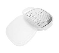 INOOMP Râpe en Acier Inoxydable Multifonction pour Fromage et Légumes, Trancheuse Manuelle Corps Pp et Abs, Design Polyvalent, Gain de Temps, Cuisine Domestique