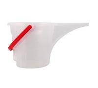 INOOMP Récipient de Recharge pour Mangeoire à Oiseaux Transparent Étanche Large Ouverture - Seau Portable pour Graines d'oiseaux Sauvages - Pelle Doseuse pour Alimentation Extérieure -