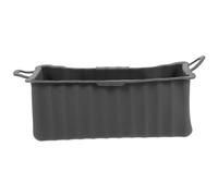 INOOMP Récupérateur de Graisse pour Barbecue Doublure Réutilisable pour Bac à Graisse en Silicone Carré Grosse Capacité pour Four et Grill, Collecte Les Gouttes D’Huile