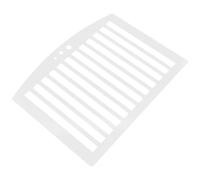 INOOMP Règle de Mesure Multi-Usage en Plastique Rigide 27,5 CM pour Étudiants et Professionnels, pour Examen et Dessin en Classe