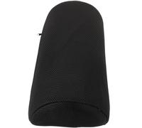 INOOMP Repose-Pieds Ergonomique Demi-Cylindre en Polyester Noir, Coussin Surélevé pour Jambes et Genoux, Soulagement Gonflement, Usage Bureau et Maison, Coussin Posture Jambes Confort