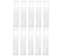 INOOMP Résistant la Déformation Cassures pour Marque-Pages Rectangulaires Lot de 10 Moules en Silicone pour Bricolage et Créations DIY