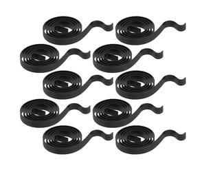 INOOMP Ressorts Porte-balais pour Meuleuse D'angle 10pcs en Alliage Noir, Conduction de Courant Stable, Pièces de Rechange Précises pour Outils Électriques