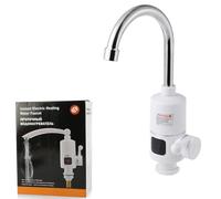 INOOMP Robinet Mitigeur pour Évier Cuisine, Thermostat, Affichage Digital, Chauffe-Eau Instantané 3 Secondes, Bec Pivotant 360°, Adapté pour Usage Domestique