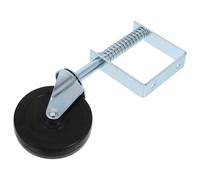 INOOMP Roue de Portail à Ressort Galvanisée 4 Pouces Roulette de Support Robuste pour Portail Jardin Extérieur Roue D'assistance pour Cadre de Porte Amortisseur