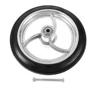 INOOMP Roue pour Fauteuil Roulant Remplacement Solide en Caoutchouc Roulements Antidérapants pour Déambulateurs, Stabilité et Contrôle Optimisés pour Mobilité Quotidienne