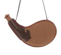 INOOMP Sac à Eau Bota Cuir Naturel Étanche avec Bandoulière Sac Portatif Résistant pour Vin et Liquide Poche à Bouteille Eau Pratique et