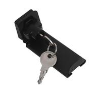INOOMP Sécurité Renforcée Verrou à Angle Droit Sans Perçage Loquet Anti-vol pour Coulissantes et Placards Fermeture Intérieure pour Intimité et Protection des Biens