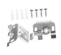 INOOMP Set de Supports de Store Enrouleur pour Fenêtre Fixations pour Tringle à Rideau Remplacement Pratique sans Perçage Installation Facile pour Maison et Bureau