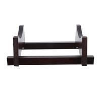 INOOMP Socle en Bois Marron pour Fût de Vin 3 L Support Stable pour Tonneau de Vieillissement en Chêne Base pour Distributeur de Boissons et Seau à Bière Accessoire pour Comptoir de Bar