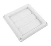 INOOMP Sortie D'air pour Sèche-linge 4 Pouces à Persiennes, Couvercle de Conduit D'évacuation en Plastique Solide, Bouchon de Ventilation Mural pour Séchoir Linge Extérieur, Utilisation