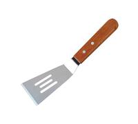 INOOMP Spatule Acier Inoxydable avec Manche Petite Pelle à Steak Creuse pour Barbecue et Pâtisserie Ustensile Cuisine Inox pour Cuisson et Égouttage