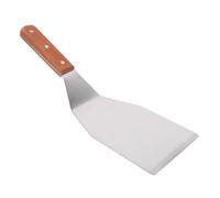 INOOMP Spatule De Cuisine Portable Acier Inoxydable Avec Manche Spatule à Frire Réutilisable Pour Mélanger La Pâte Et Retourner Hamburgers