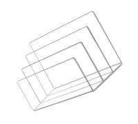 INOOMP Support de Documents en Acrylique Transparent à 3 Compartiments pour Bureau, Organise et Expose Dossiers, pour Salle D'étude ou Librairie