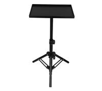 INOOMP Support de Projecteur Réglable Hauteur Télescopique 30-50 Cm en Abs et Fer Compatible Projecteur et Autres Appareils Trépied Stable pour Bureau ou Chevet