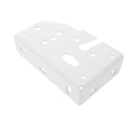INOOMP Support de Store Rétractable en Acier Blanc, Fixation Robuste pour Auvent Manuel, Compatible Patio et Jardin, Solution Flexible pour Voile D'ombrage