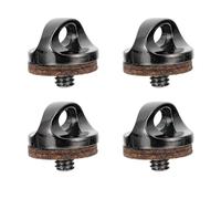 INOOMP Support de Vis pour Dragonne D'appareil Photo 4 Pièces en Alliage de Zinc avec Design à Dégagement Rapide, Fixation Solide pour Sangle de Cou Photographie