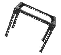 INOOMP Support Élévateur Noir pour Cage à Oiseaux ou Petits Animaux, Dimensions 40x30x30cm, Améliore la Stabilité Surfaces en Ciment ou Carrelage