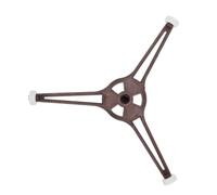 INOOMP Support Micro-ondes pour Plateau Tournant à Triple Bras Base Plastique Stable et Compatible avec Plateau Remplacement Pratique pour Micro-ondes