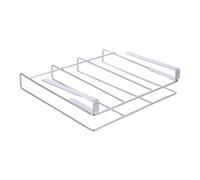 INOOMP Support Mural et Étagère Intégrée en Acier Carbone Argenté Installation sans Perçage pour Pèse-personne Électronique pour Salle de Bain ou Entrée