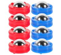 INOOMP Table Curling Table and Curling Mini Rollers Remplacement 8Pcs Mini Shuffleboard Remplacement Pucks Table Table Perle Coulissante Perle de Curling Palet Curling De Swuffleboard