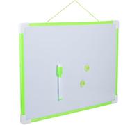 INOOMP Tableau Magnétique Double Face Effaçable à Sec en Pvc Vert, Tableau de Notes Décoratif Multifonction Stable pour Garçon et Filles et Bureau, Pendant la Pause