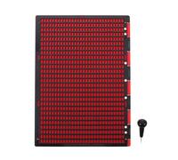 INOOMP Tablette Braille 27 Lignes 30 Cellules Épaisse Stylet Noir Sphérique, Matériel Pédagogique Solide pour Apprentissage Braille Débutants, Outil Éducatif pour École et Maison
