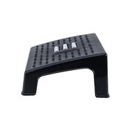 INOOMP Tabouret de Massage Pieds 1 Pièce - Repose-Pieds de Bureau en Plastique PP Noir Antidérapant Picots Massants pour Améliorer la Circulation Sanguine et Soulager la Fatigue