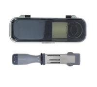 INOOMP Tampon Dateur Portable Multifonction en Métal, Format Carré 1,6 Cm, Tampon de Bureau ’école pour Horodatage Précis des Documents, Marqueur de Date Auto-encreur Pratique