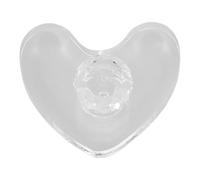 INOOMP Tampon de Pressage Cosmétique de Cœur pour Fard à Paupières, Blush et Highlighter, Outil Solide pour Maquillage Diy, Accessoire Précis pour Poudre Compacte