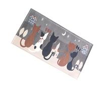 INOOMP Tapis Antidérapant Absorbant Motif Chat pour Porte Tapis de Cuisine et Salle de Bain Tissage Jacquard Résistant et Lavable
