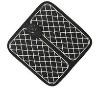 INOOMP Tapis de Massage des Pieds Détente et Bien-domicile Électrique Rechargeable USB, Coussin de Massage Pieds Pliable, Stimulation Circulation Sanguine Noir Carré