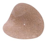 INOOMP Tapis de Platine Vinyle en Liège 12 Pouces sans Rainure, Coussinet de Protection Anti-Vibrations pour Disques Vinyle, Plaque Antidérapante pour Équipement DJ et Musique Vinyl