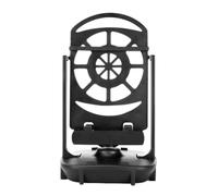 INOOMP Téléphone à Bascule Silencieux Podomètre Intégré, Double Roulement à Billes, Support Oscillant Automatique pour Smartphone Noir, Accessoire Mobile pour Bureau et Promenade