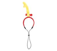 INOOMP -têtes de Noël pour Chien, Bois de Renne et élan - Accessoires de déguisement de Noël pour Animaux de Compagnie, Couvre-Chefs pour Chiens de Taille Moyenne - Accessoire pour photomaton pour