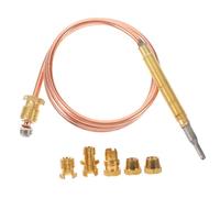 INOOMP Thermocouple de Cheminée 600 MM Capteur de Température pour Poêle et Pièce de Rechange Fiable Compatible Plusieurs Modèles Sécurité Renforcée