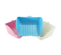 INOOMP Toilette pour Animaux Bac à Litière pour Chien Lapin Et Cochon Design Compact Et Couleur Aléatoire pour Intérieur Et Apprentissage Propreté