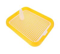 INOOMP Toilette pour Chien Plastique Maille Antidérapante Pot De Propreté Intérieur Portable pour Chiots Et Chiens Moyens Bordure Anti-Fuite Et Design Ergonomique pour Habitudes De Toilet