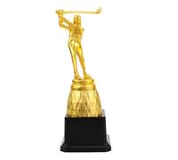 INOOMP Trophée de Billard en Plastique doré 3D, Statue de Joueur de Billard, récompenses, Accessoires de fête pour Tournois de Snooker et de