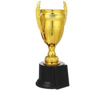 INOOMP Trophée en Plastique Or Élégant et Portable pour Fête, Coupe du Vainqueur Résistant la Décoloration, pour Compétitions et Trophées Sport Réutilisable