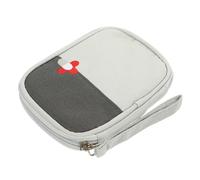 INOOMP Trousse De Compacte De Voyage Gris Petit Format, Paquet De Rangement Léger Multi-usages, Accessoire Portable Pour Randonnée, Camping Et Usage Domestique