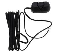 INOOMP Tuner de subwoofer contrôle du Volume réglage du Volume du Caisson de Basses Accessoire Automobile Accessoire pour Caisson de Basse ampli Bouton de réglage du Volume PVC Noir